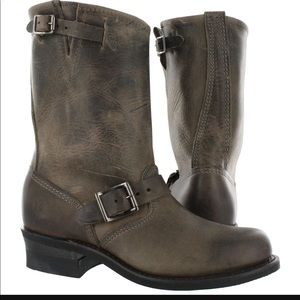 Frye Engineer Boots in Smoke 12R